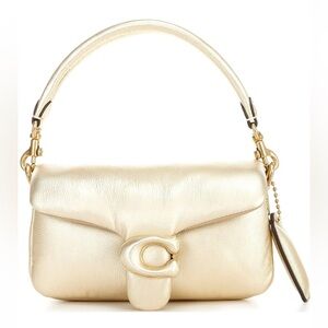 Coach Pillow Teddy 18 Gold Crossbody Bag